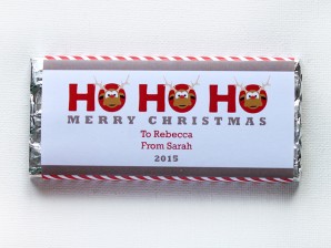 Personalised Chocolate Bars – Ho Ho Ho